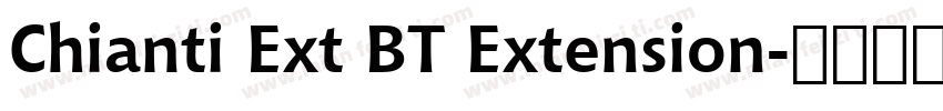 Chianti Ext BT Extension字体转换